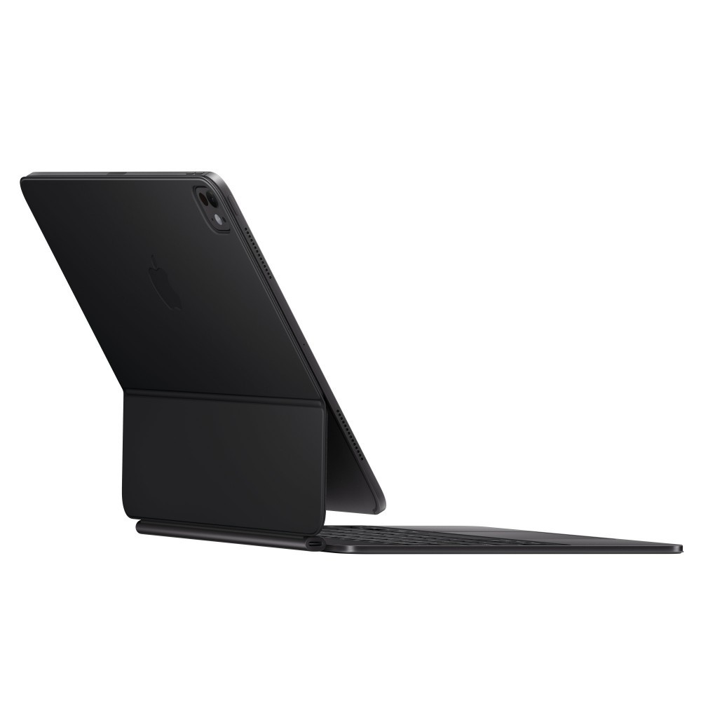 O Magic Keyboard para iPad Pro permite escrever de forma confortável: inclui um trackpad com novo design elegante e portátil: além de um descanso para o pulso em alumínio — miniatura 5