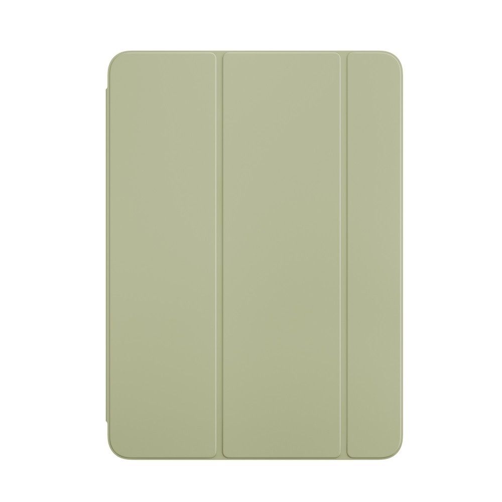 A Smart Folio para iPad Air (M2) pode ser ajustada em vários ângulos de utilização para ler, ver vídeos, escrever ou fazer chamadas FaceTime — miniatura 2